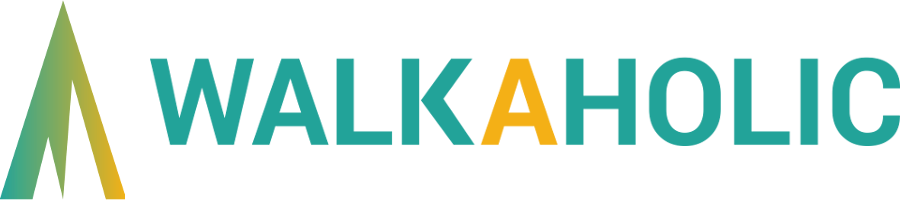 Walkaholic logo - Hiking is our obsession