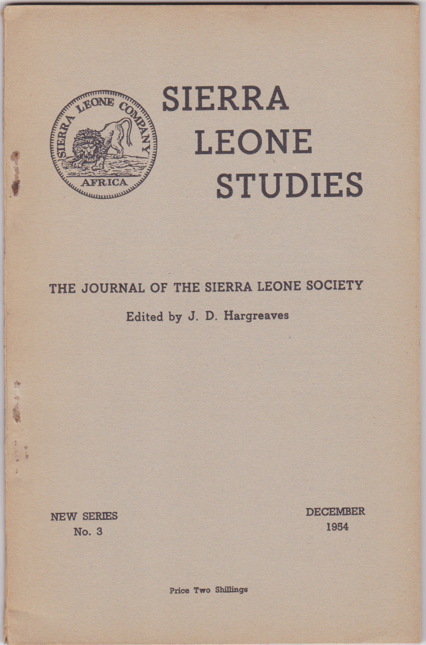 Sierra Leone Studies