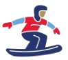 snowboarding inhoodie